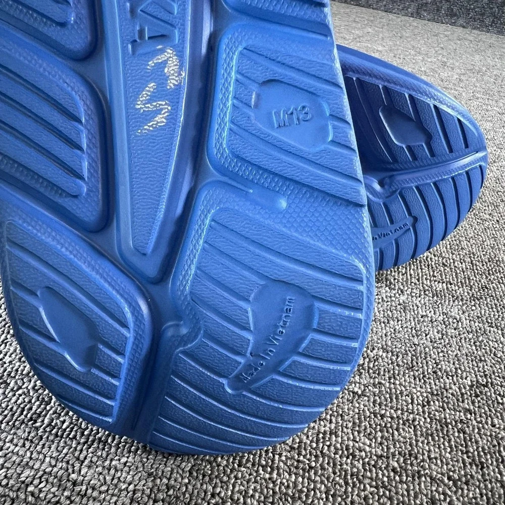HOKA ORA Recovery Slide 3 Sandals Mens 13 Purple Blue Cushioned Slip On